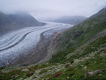 The longest glacier in Europe 24 km